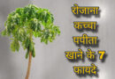 kacha papita khane ke fayde