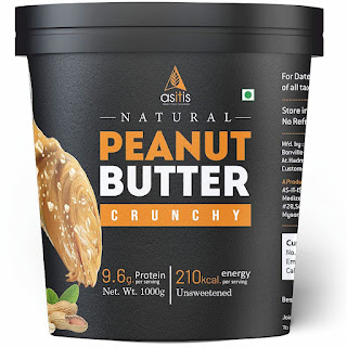 AS-IT-IS Nutrition Peanut Butter Crunchy (Natural and Unsweetened), health, peanut butter, as-it-is peanut butter, best peanut butter, पीनयट बटर, घी