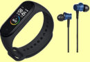 Mi Smart Band 4- India's No.1 Fitness Band, Up-to 20 Days Battery Life, Color AMOLED Full-Touch Scre and Earphone Basic with Ultra deep bass & mic.