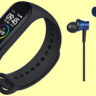 Mi Smart Band 4- India's No.1 Fitness Band, Up-to 20 Days Battery Life, Color AMOLED Full-Touch Scre and Earphone Basic with Ultra deep bass & mic.