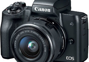 Canon EOS M50 24.1MP Mirrorless Camera with EF-M 15-45 is STM Lens + Sigma 56mm f/1.4 DC DN Contemporary Lens, कैमरा, best camera, canon camera, tech