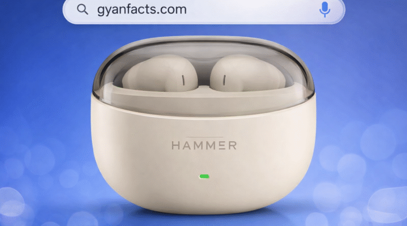 Hammer Ultra Pods, Hammer Ultra Pods TWS Earbuds, TWS earbuds in Hindi, best wireless earbuds, bluetooth earbuds with mic, 50 hours playtime earbuds, IPX5 earbuds, 13mm dynamic driver earbuds, fast charging earbuds, long battery earbuds