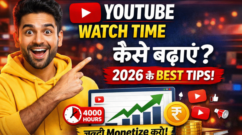 YouTube Watch Time Kaise Badhaye