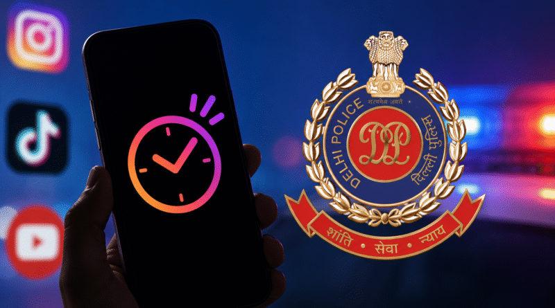 Delhi Police Gives a New Twist to the Viral Clock It Trend, Cyber Safety Campaign Creates Buzz Online
