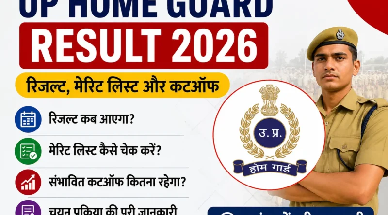 UP Home Guard Result 2026: रिजल्ट कब आएगा, मेरिट लिस्ट और कटऑफ कैसे चेक करें