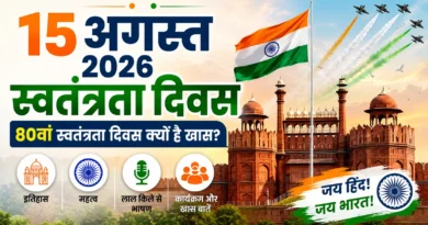 15 अगस्त 2026, स्वतंत्रता दिवस 2026, 79वां स्वतंत्रता दिवस, Independence Day Hindi, 15 अगस्त इतिहास, 15 अगस्त महत्व, लाल किला कार्यक्रम, तिरंगा, देशभक्ति, भारत समाचार, 15 August News, Independence Day 2026 India